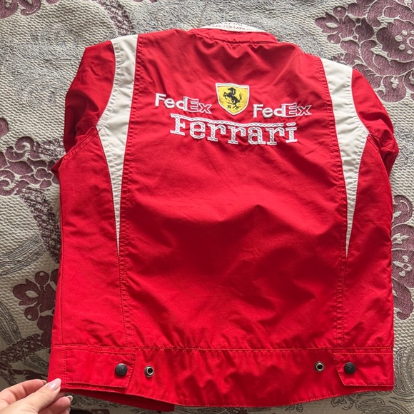 Ferrari Red Racing Jacket with Iconic Patches - Picture 7 of 7